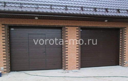 Гаражные ворота с калиткой 2250*3000
