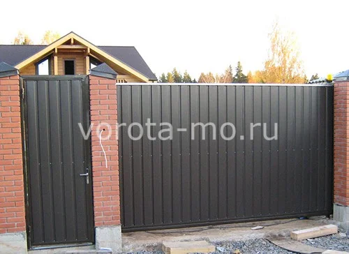 Откатные ворота 2000*3750