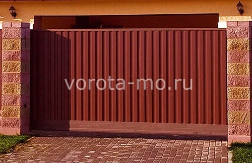 Откатные ворота 2000*3500