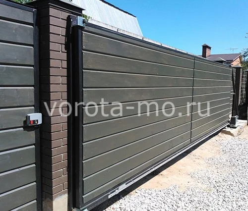 Откатные ворота 2200*4500