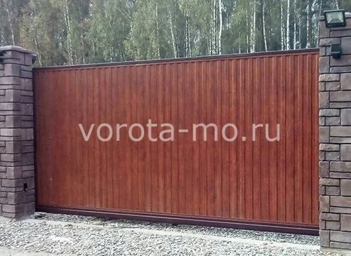 Откатные ворота 2800*4000