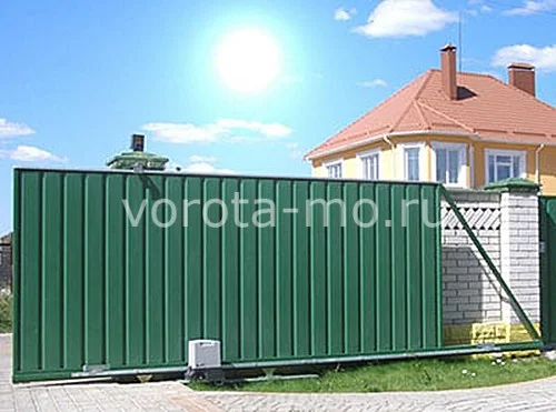 Откатные ворота 1800*4250