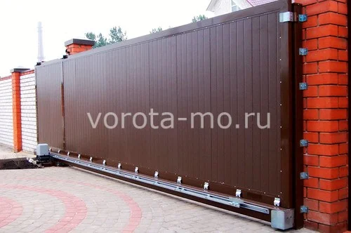 Откатные ворота 3000*4500