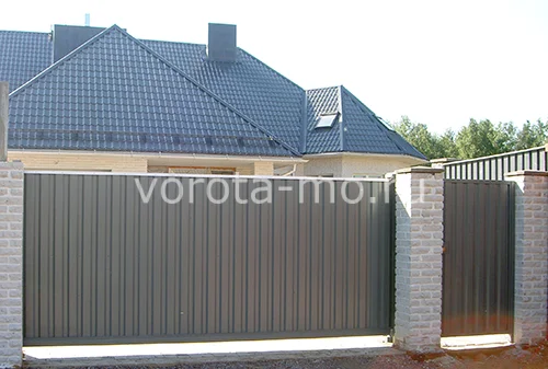 Откатные ворота 1800*4500