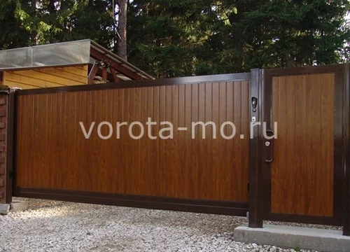 Откатные ворота 2200*5000