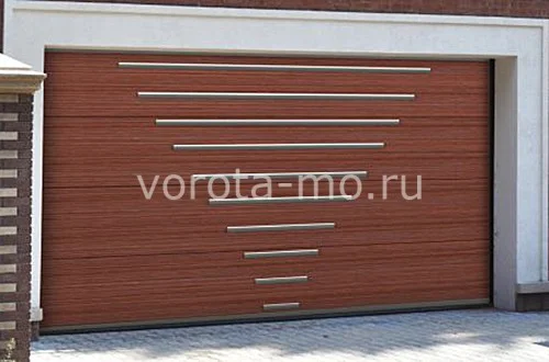Секционные гаражные ворота 2500*3500