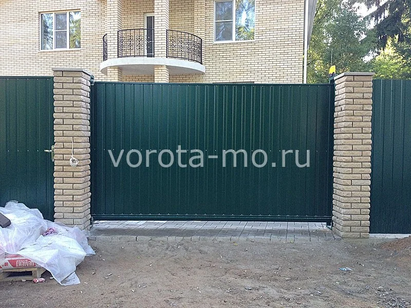 Откатные ворота 2000*4000