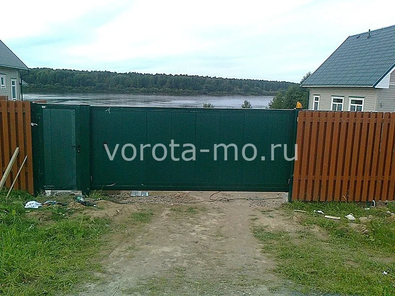 Откатные ворота 1800*5000