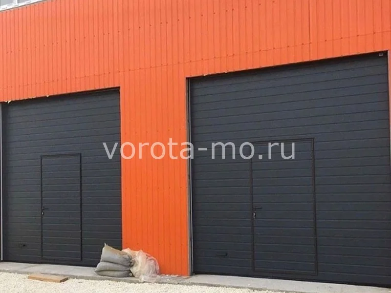 Гаражные ворота с калиткой 2500*3000