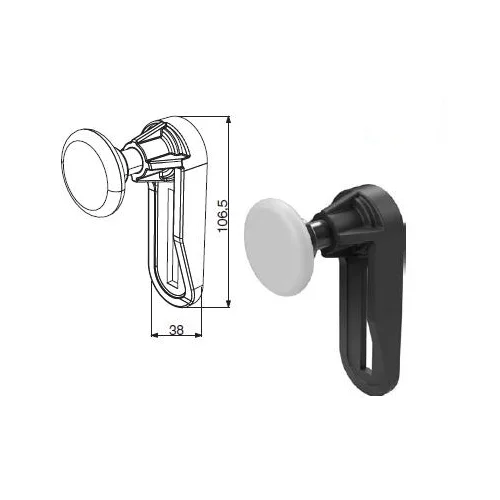 Комплект держателя ролика верхнего левого 25571L KIT