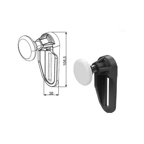 Комплект держателя ролика верхнего правого 25571R KIT